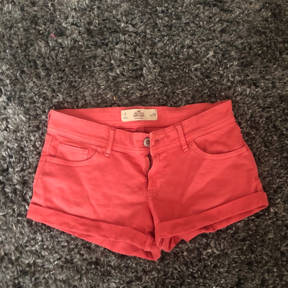 Pink Denim Shorts